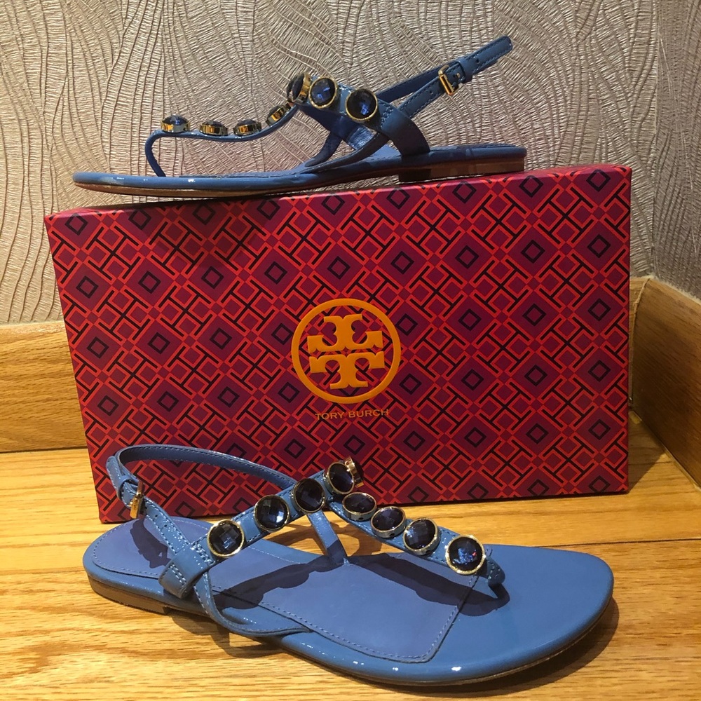 Tory Burch Mariah flat thong-soft patent calf